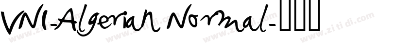 VNI-Algerian Normal字体转换